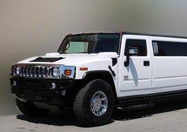 Hummer type limousine capacity up to 18 passengers