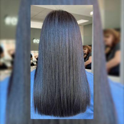 Color haircut blowdry keratin/Brazilian blowout