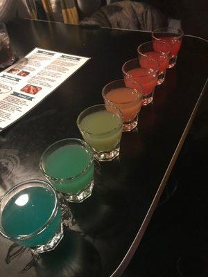 Rainbow shots