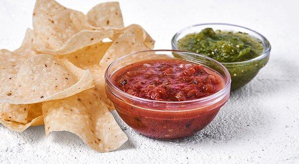 CHIPS & SALSA

Pick the perfect partner to your chips. Choose from one of our 3 most popular salsas: Kaiser, El Guapo, and Tomatillo.