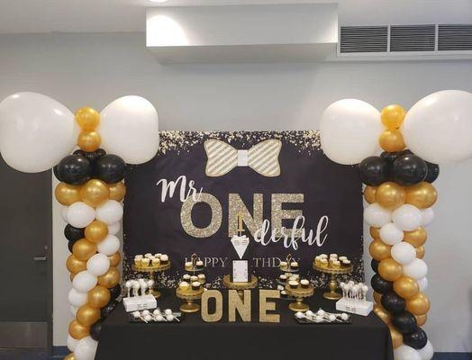 Mr. Onederful themed birthday party