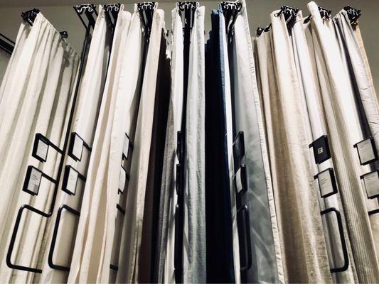 Drape shopping today. Nice selection!