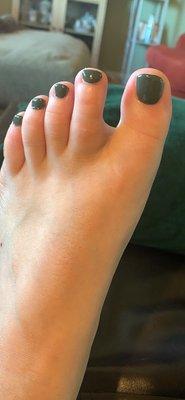 Gel pedicure