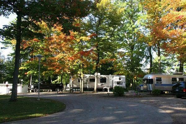 Fall at Holiday Park Campground.