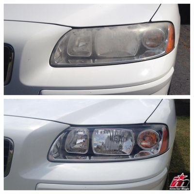 Before & After Headlight Restoration