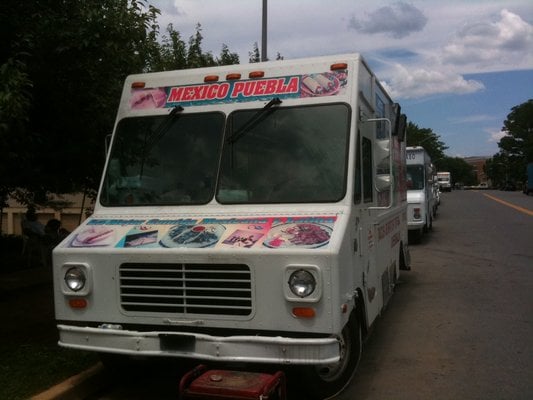 Mexico Puebla - usually the first truck in line.  It was the first truck to open business here!