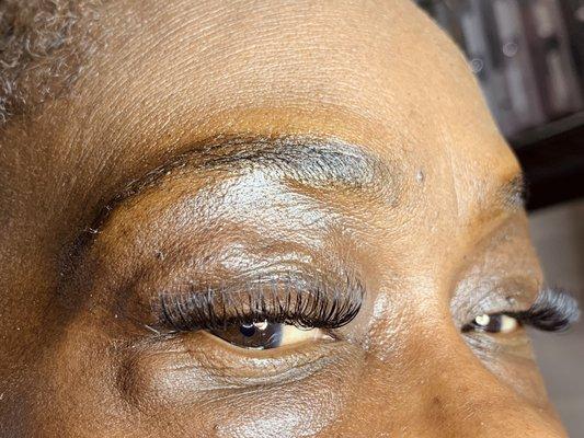 Hybrid Lash Extensions + Henna Brows