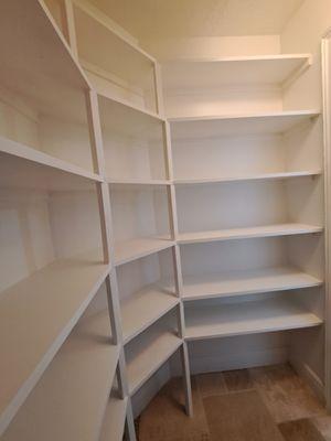 Building new pantry shelves