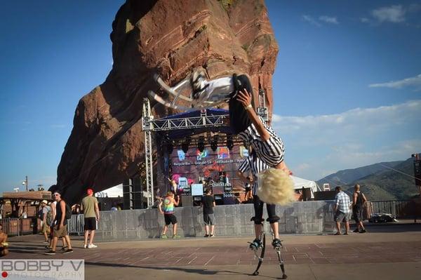 Backflip on Jumping Stilts