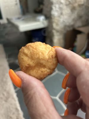 This is supposed to be a chicken nugget.