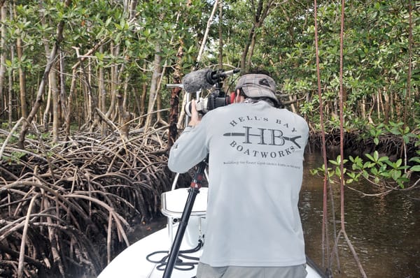 Working with Hell's Bay Boatworks in the Florida Keys.