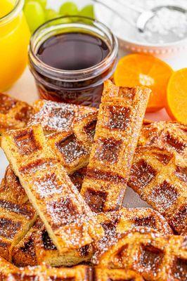 Caramel Glazed waffle Sticks