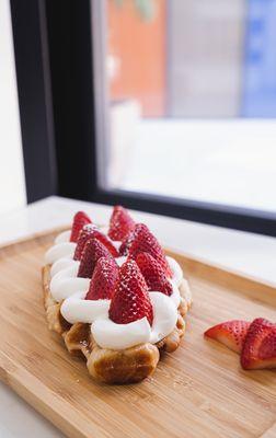 Strawberry Croffle