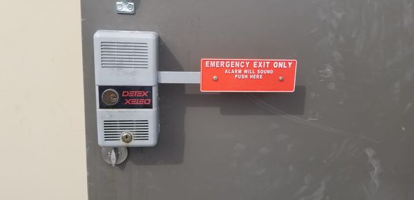 Emergency exit installation