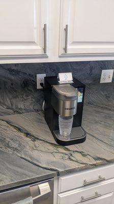 Water line directly to coffee maker