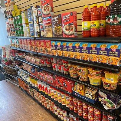 A wide variety you can select from our grocery section!