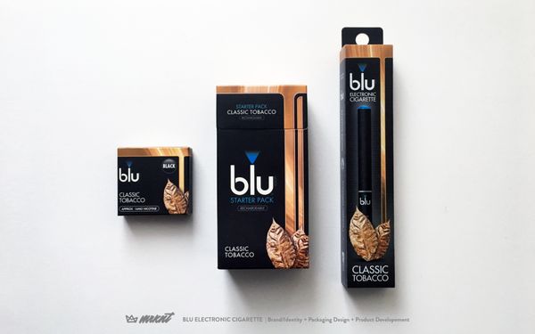 MRKNT Design Co. | Brand Identity and Logo Design for Blu E-cigs