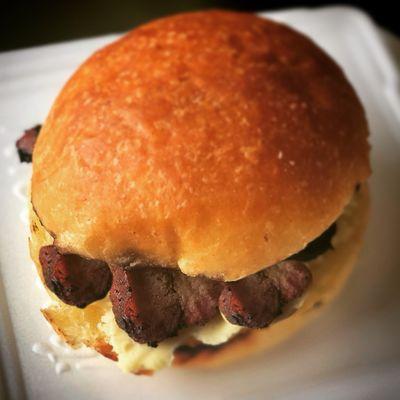 Smoke rib sandwich