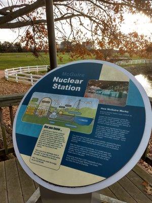 Nuclear Station plaque on the deck out back