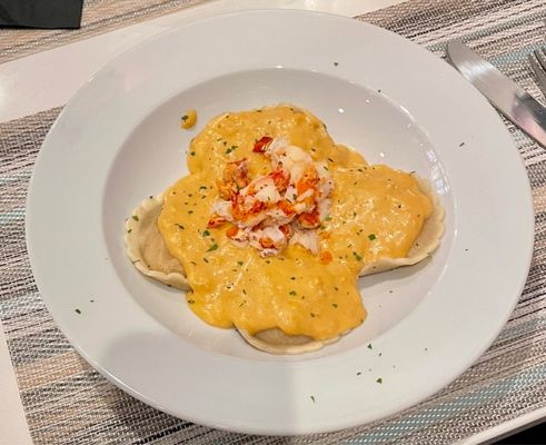 Lobster ravioli