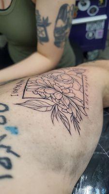 Tattoo outline