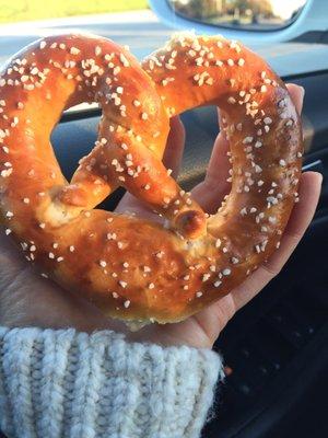 The famous Saturday pretzel!