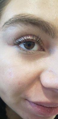 Beautiful #lashlift results