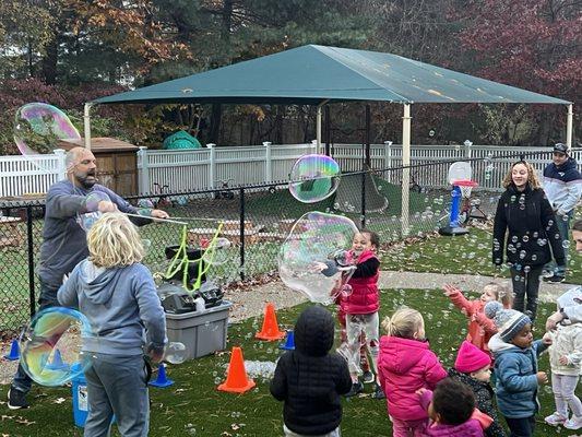 Bubble man