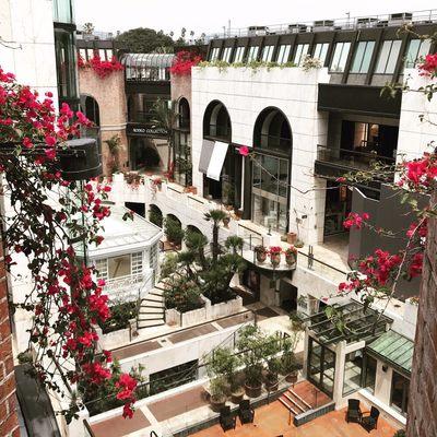 Looking into the courtyard and Garden level.