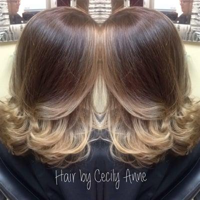 Color, balayage, cut and blowout by Cecily Anne