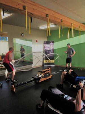 Circuit training with Trainer Tony