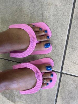 I love my toes! Hannah is THE BEST!