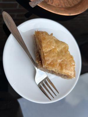 Homemade Baklava the owner makes herself