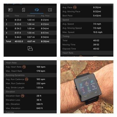 Garmin watch helps you keep track of data from runs, bikes, swims and more