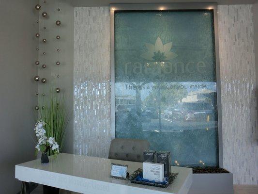 When you walk into Radiance Medspa, this breathtaking water feature welcomes you and instantly transforms your mood. Ahhh, Zen!