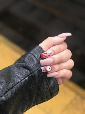 Halloween nails ! done by Odalys