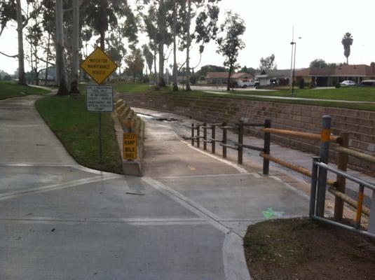 Stay to the right...metal plate crossing (7 miles from Cook's Corner)