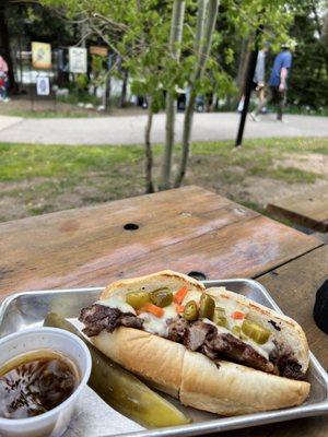 Lunch by the river