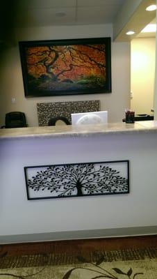 Reception desk