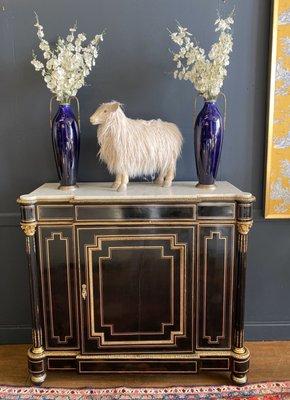 #NapoleonIII Ebonized & Gilt Bronze Mounted Cabinet -  Circa 1870