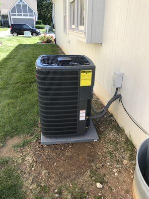 Air Conditioning Unit Install.