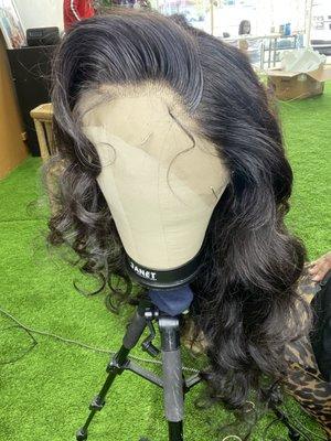 13x4 Brazilian body wave wig unit 100% human hair