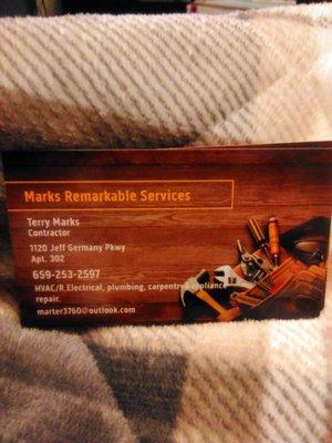 Marks Remarkable Services