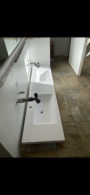 They were paid to put in a custom tile countertop, but brought this instead!