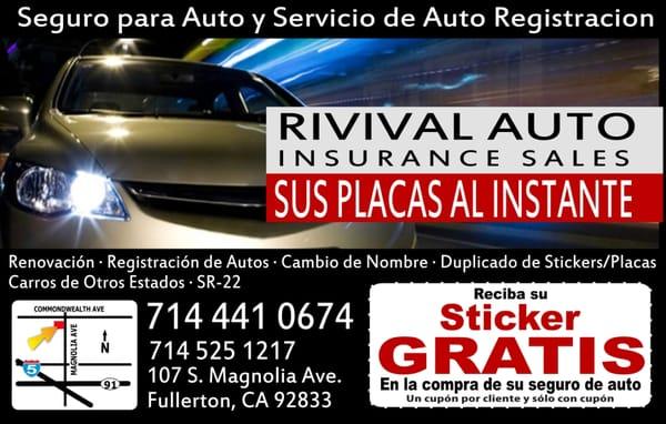 INSTANT DMV AND INSURANCE SERVICE!