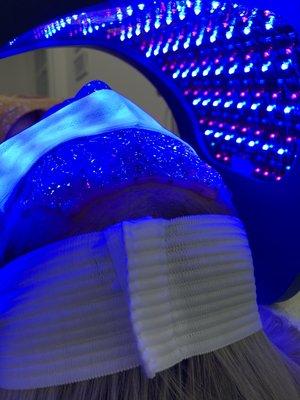 Dermaplane with Jelly Mask and LED Light Therapy