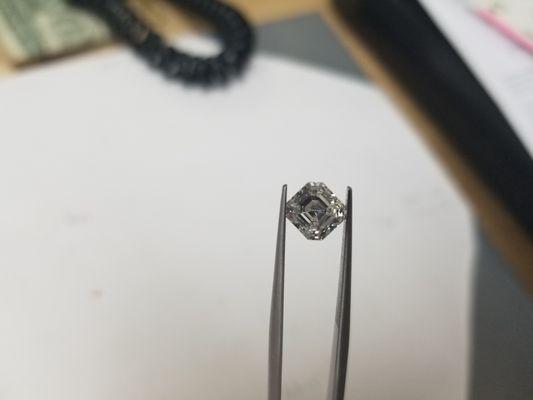 Stunning Asscher Cut Diamond