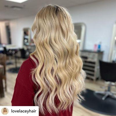 Full K-tip install for length 
& fullness  
Hair by Lacey