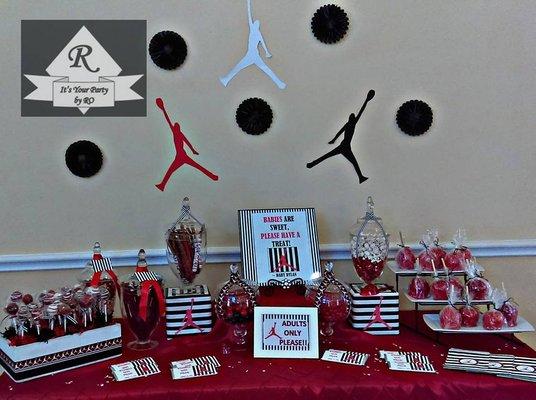 Jordan themed baby shower