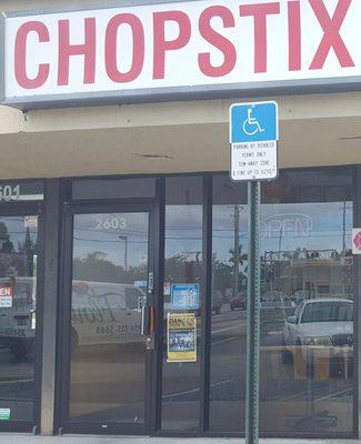 This is the place, but today it's Chop Stix, not Tony's.